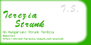 terezia strunk business card